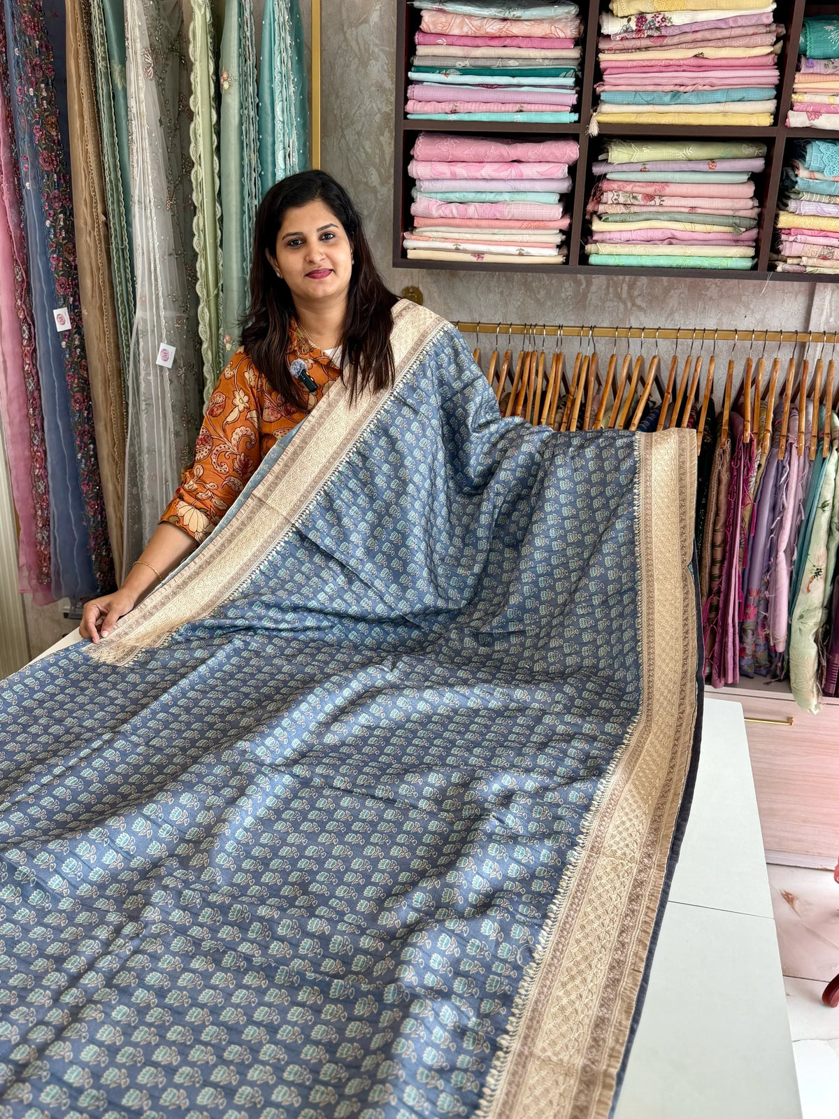 Semi silk saree/ AA474
