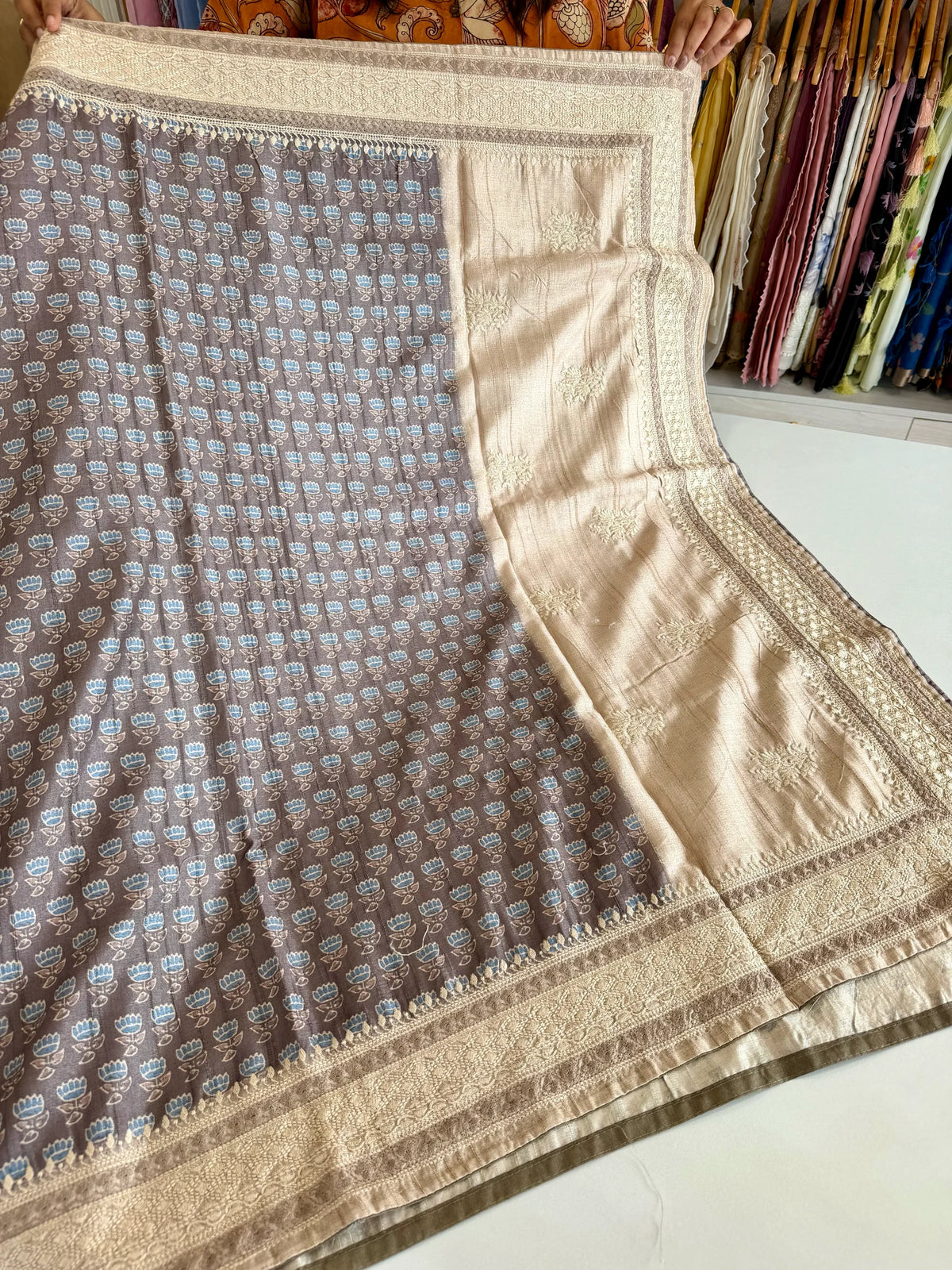 Semi silk saree/ AA474