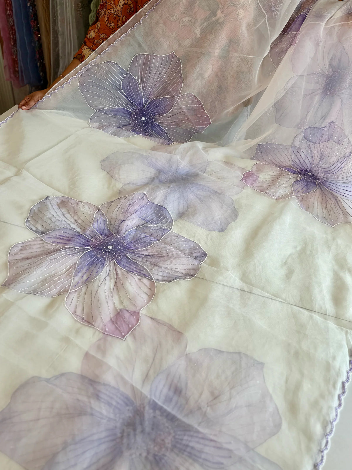 Premium Organza Saree/ CW74