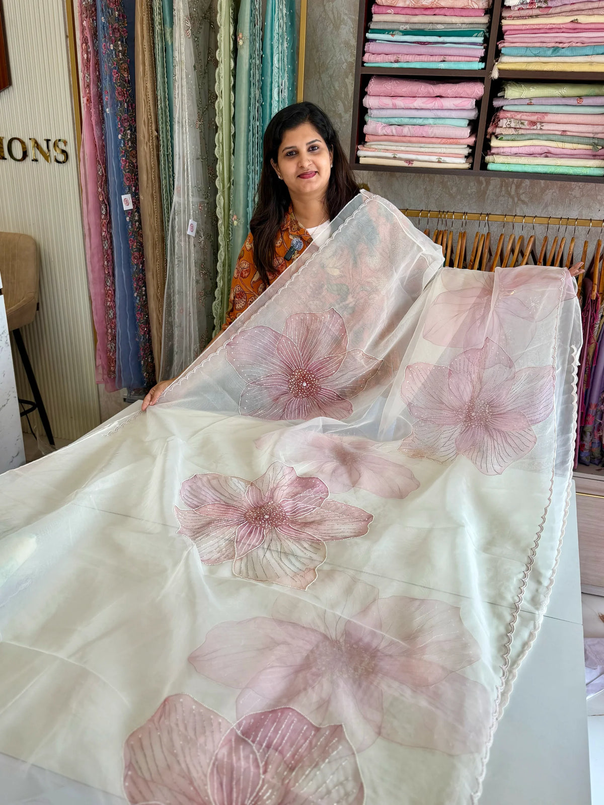 Premium Organza Saree/ CW74