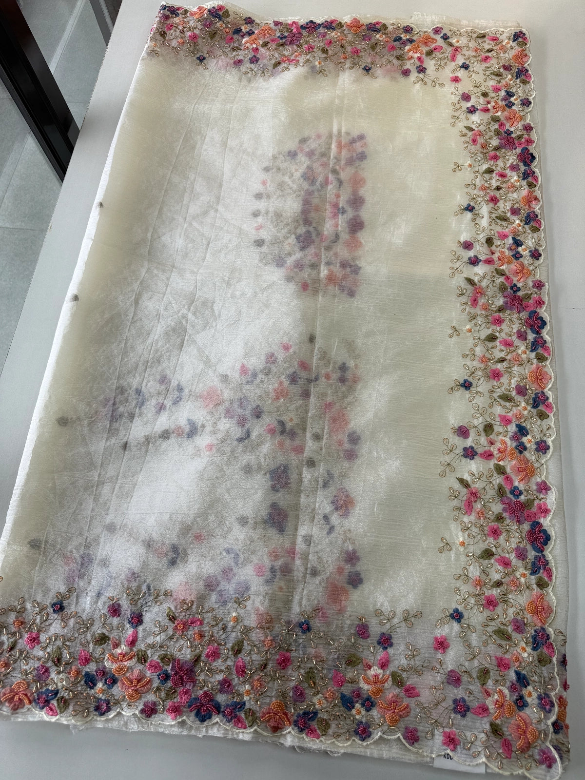 Crushed Crape Saree / 920A