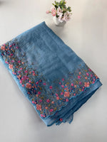 Crushed Crape Saree / 920A