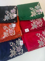 Glass Organza Saree/ SA007