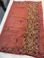 Crushed Crape Saree / KJ14