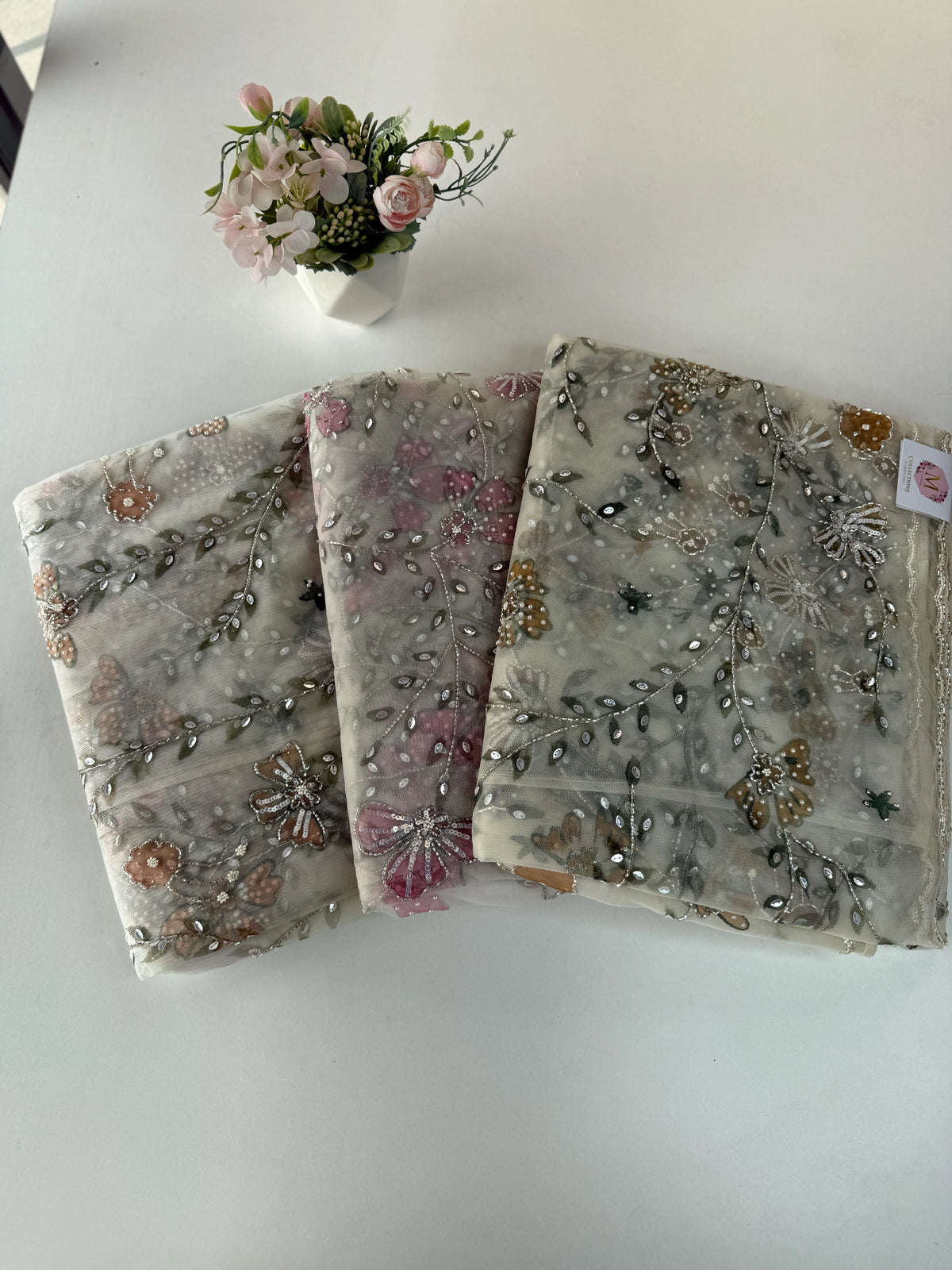 Net Designer Saree/ HP101