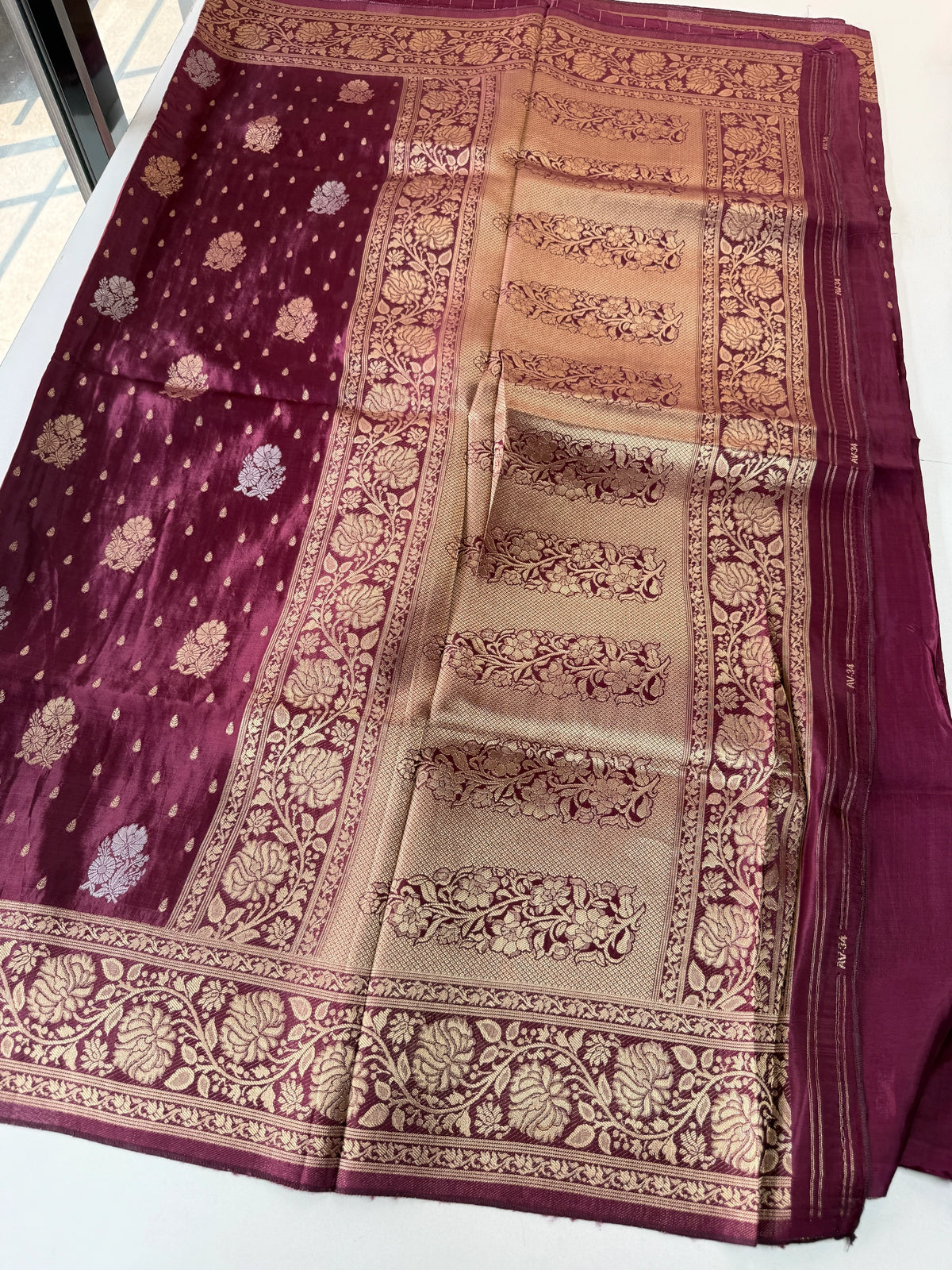 Crape Banarasi Saree/12MC