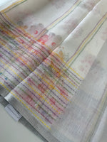 Linen cotton Saree/ LKE25