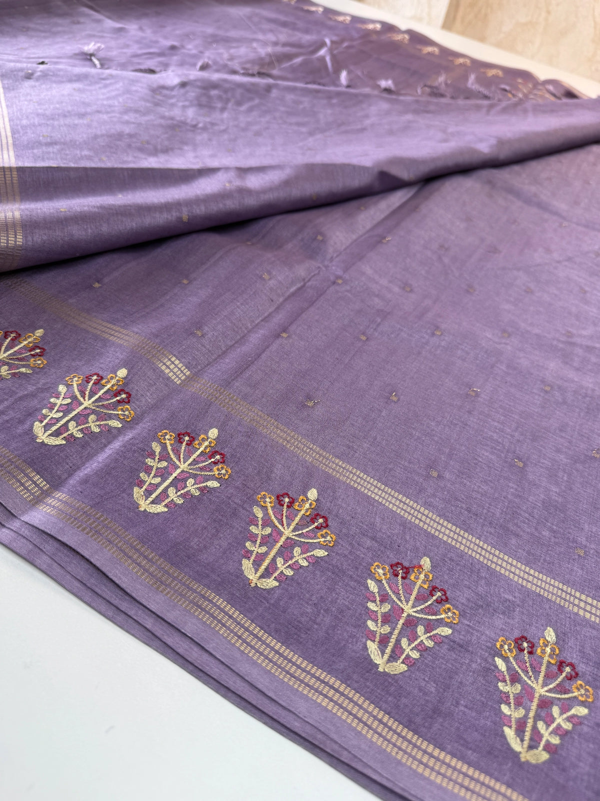 Soft semi Tussar saree/ D295