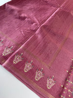 Soft semi Tussar saree/ D295