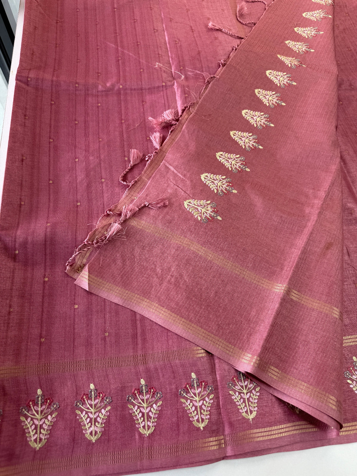 Soft semi Tussar saree/ D295
