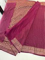 Georgette Banarasi Saree/ 11MC