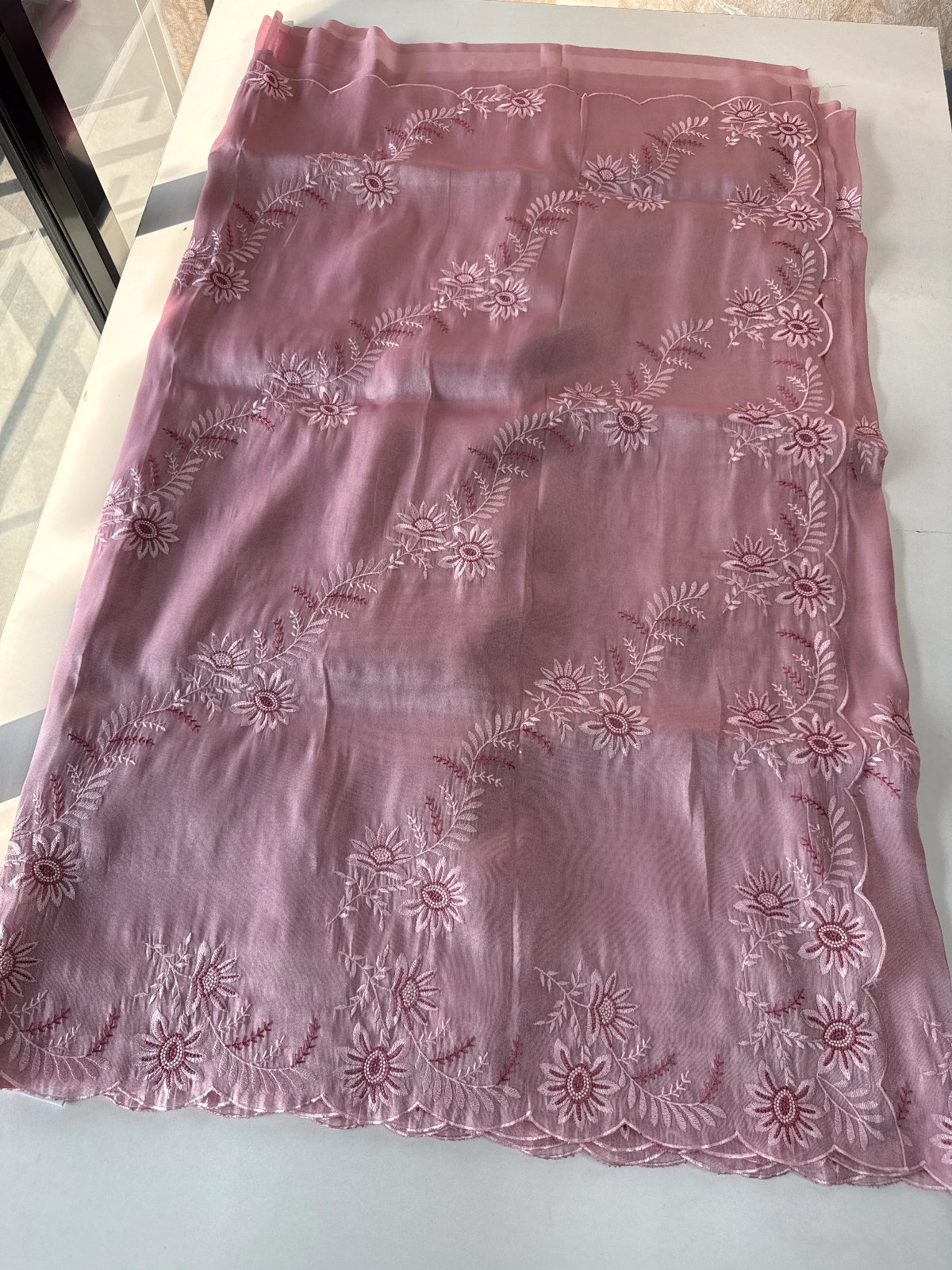 Tissue Organza Saree/ RKF04