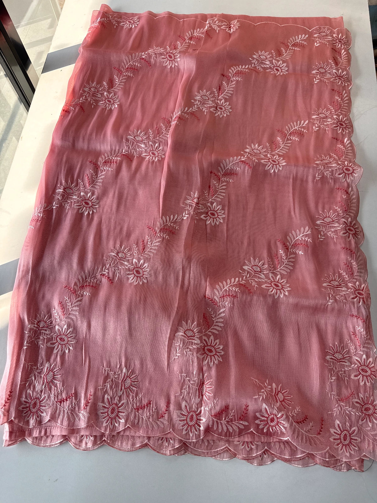 Tissue Organza Saree/ RKF04