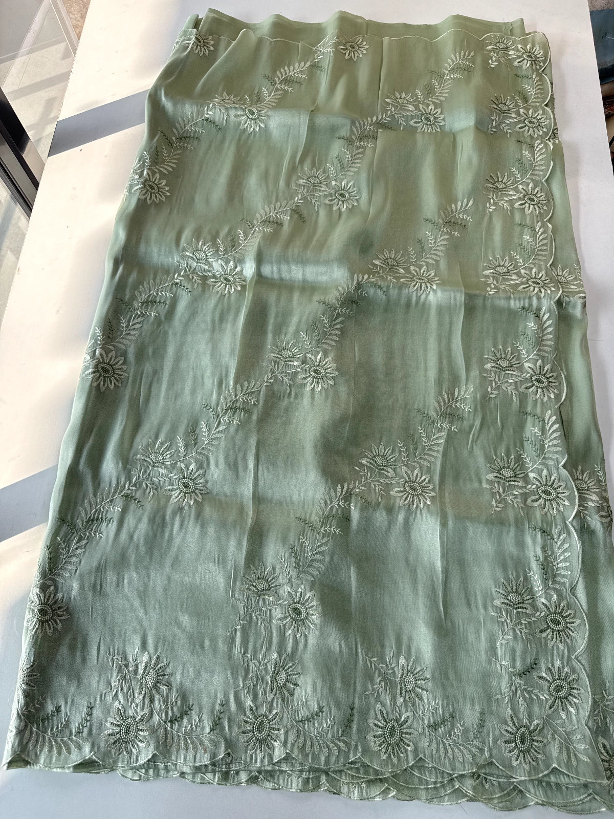 Tissue Organza Saree/ RKF04