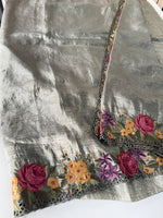 Crushed Organza Saree/ 218E