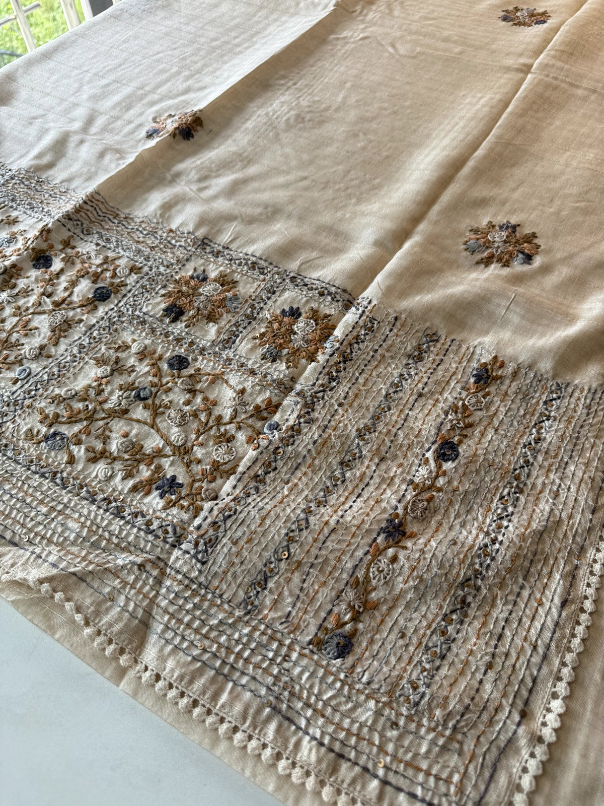 Semi Tussar Saree / 551A