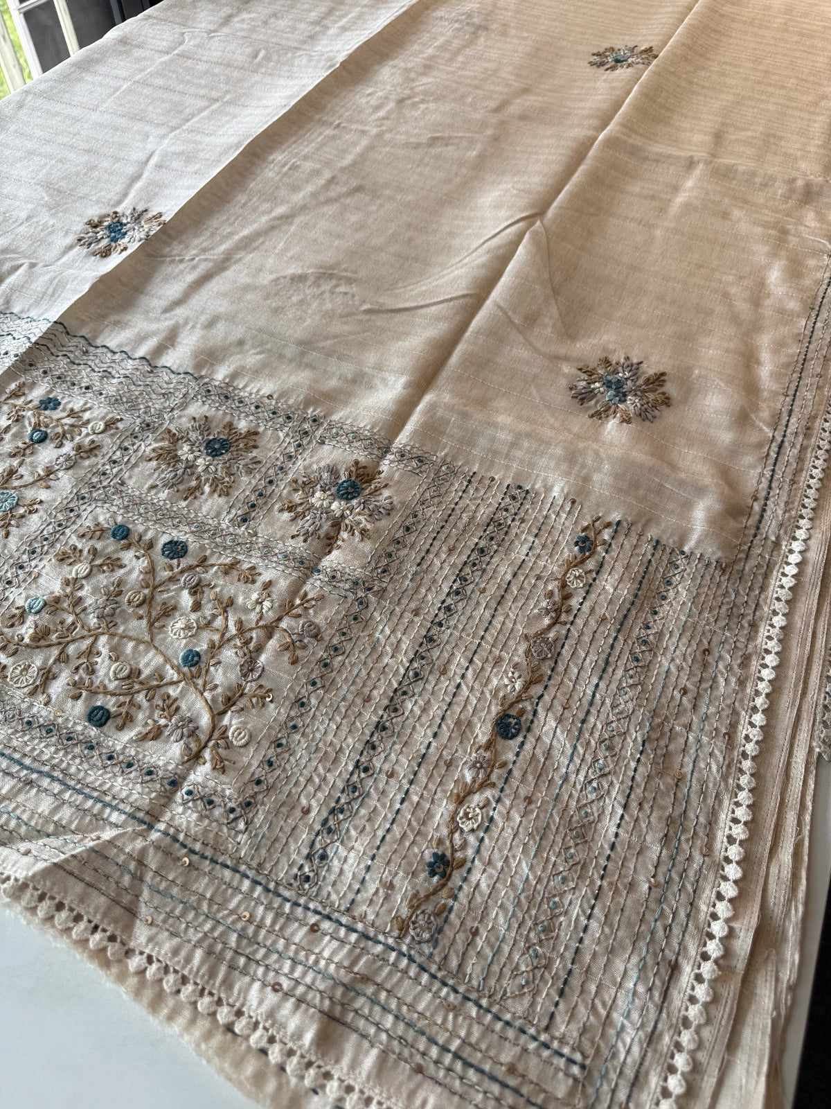 Semi Tussar Saree / 551A