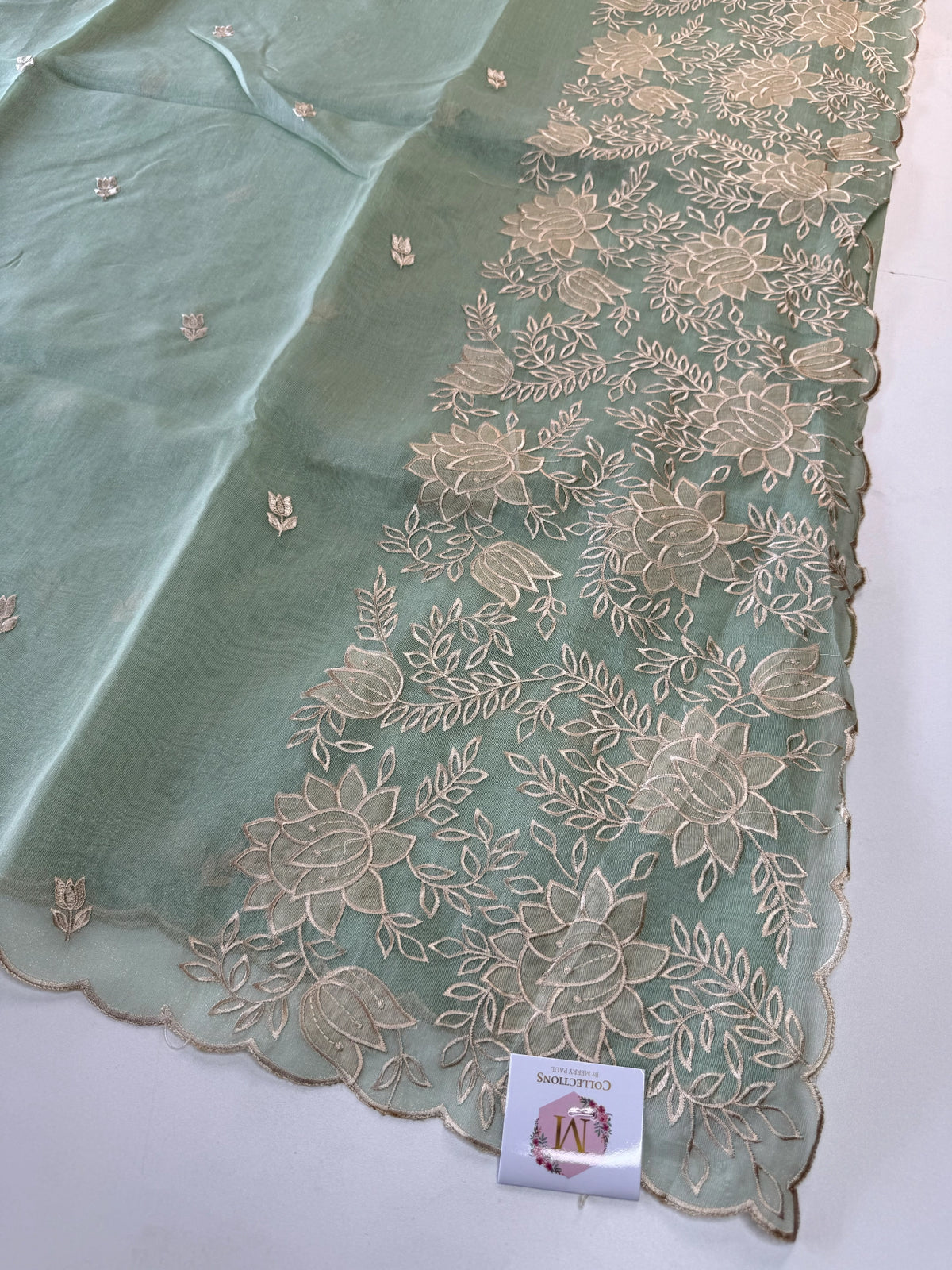 Chanderi Tissue Blend saree design 3/ RF54