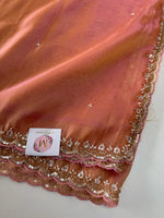 Tissue Georgette Saree/ 9116