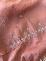 Crushed Crape Saree / J340