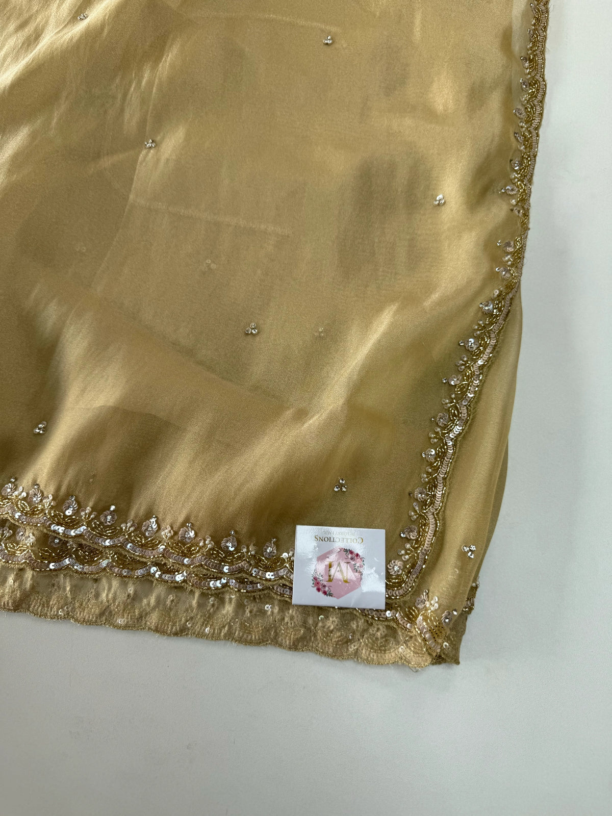 Tissue Georgette Saree/ 9116