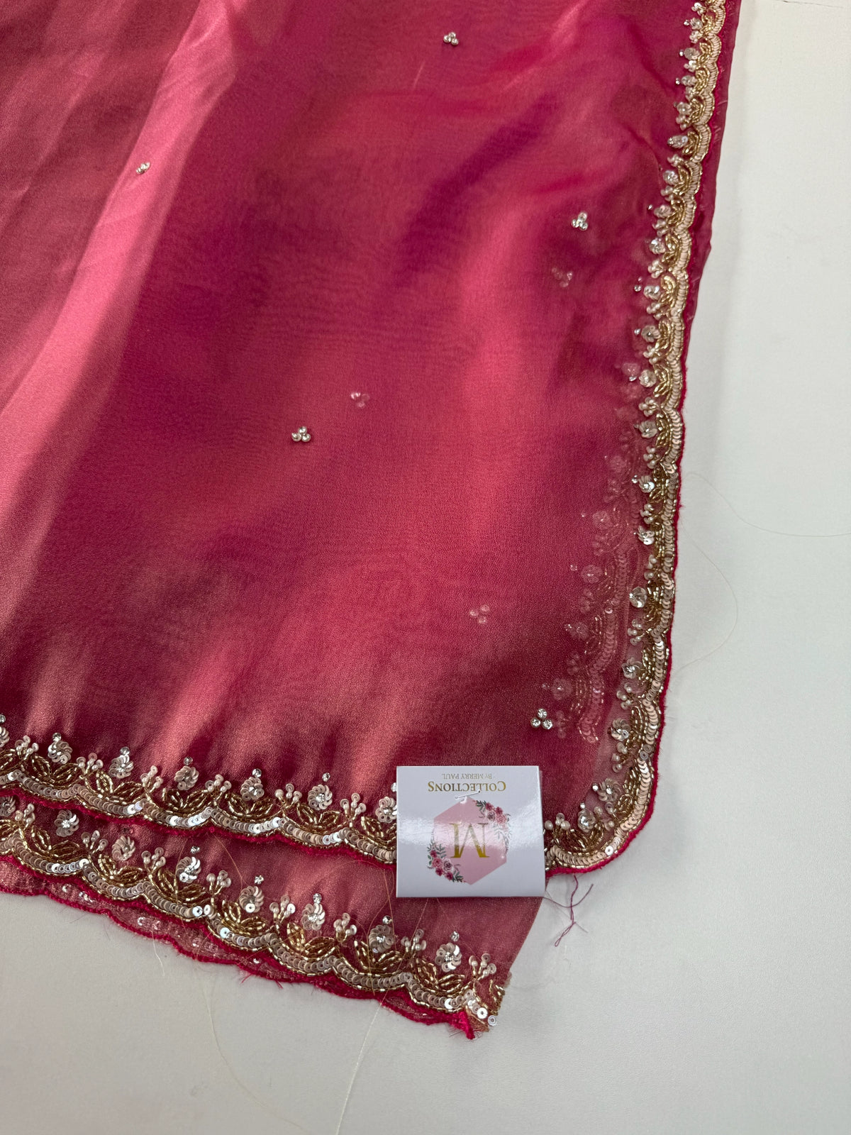 Tissue Georgette Saree/ 9116