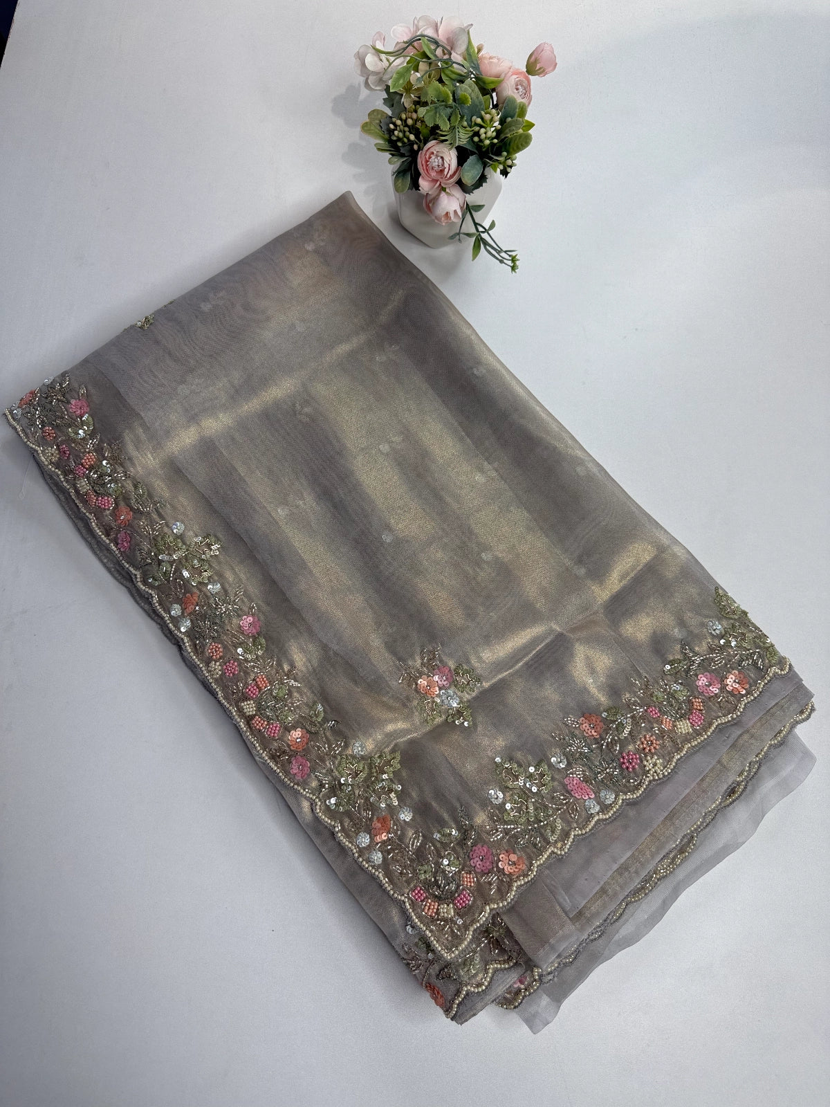 Tissue Organza Saree / SA772