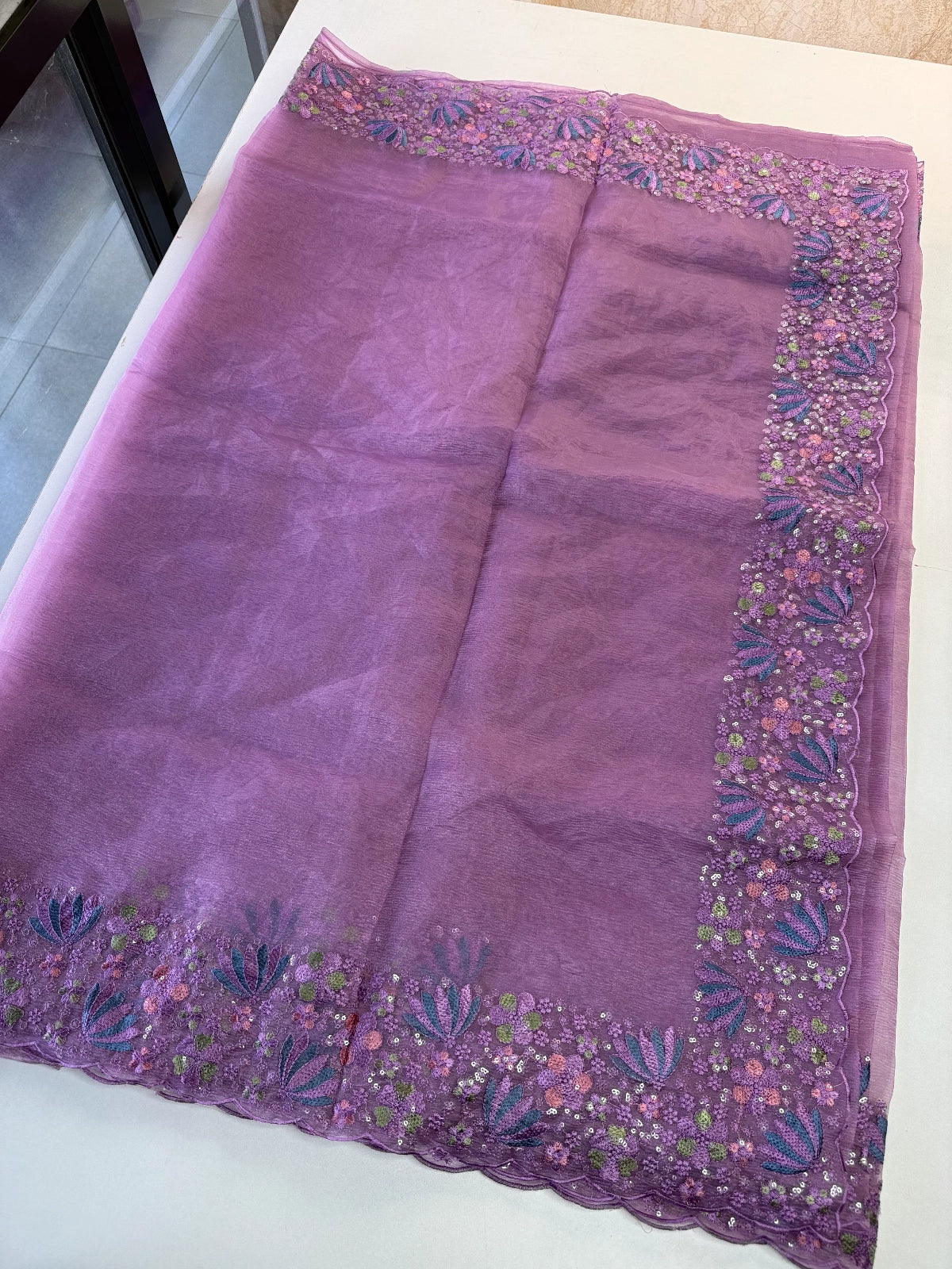 Muwsam Crush Saree/ CW300