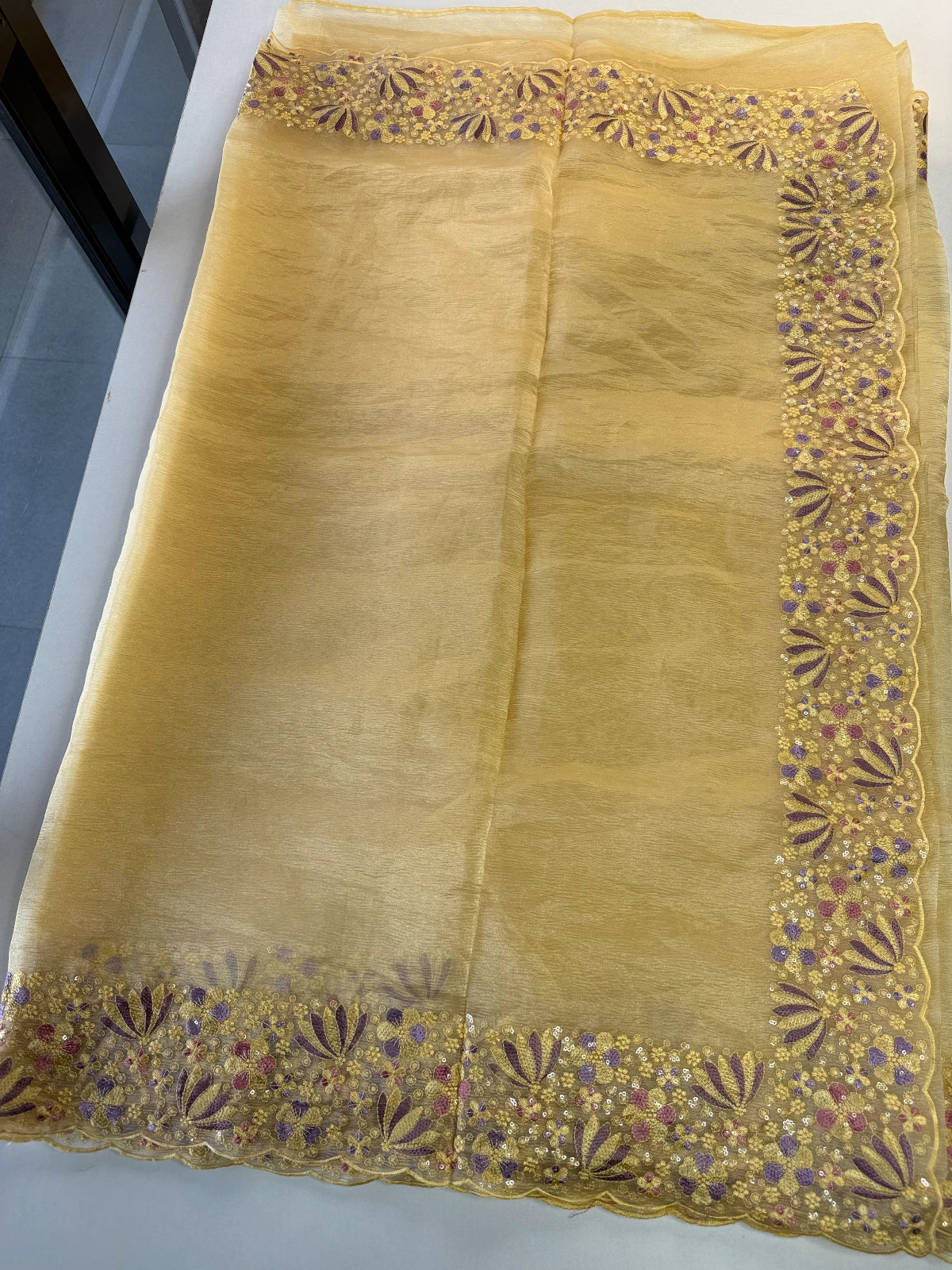 Muwsam Crush Saree/ CW300