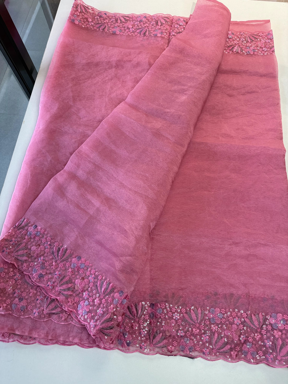 Muwsam Crush Saree/ CW300