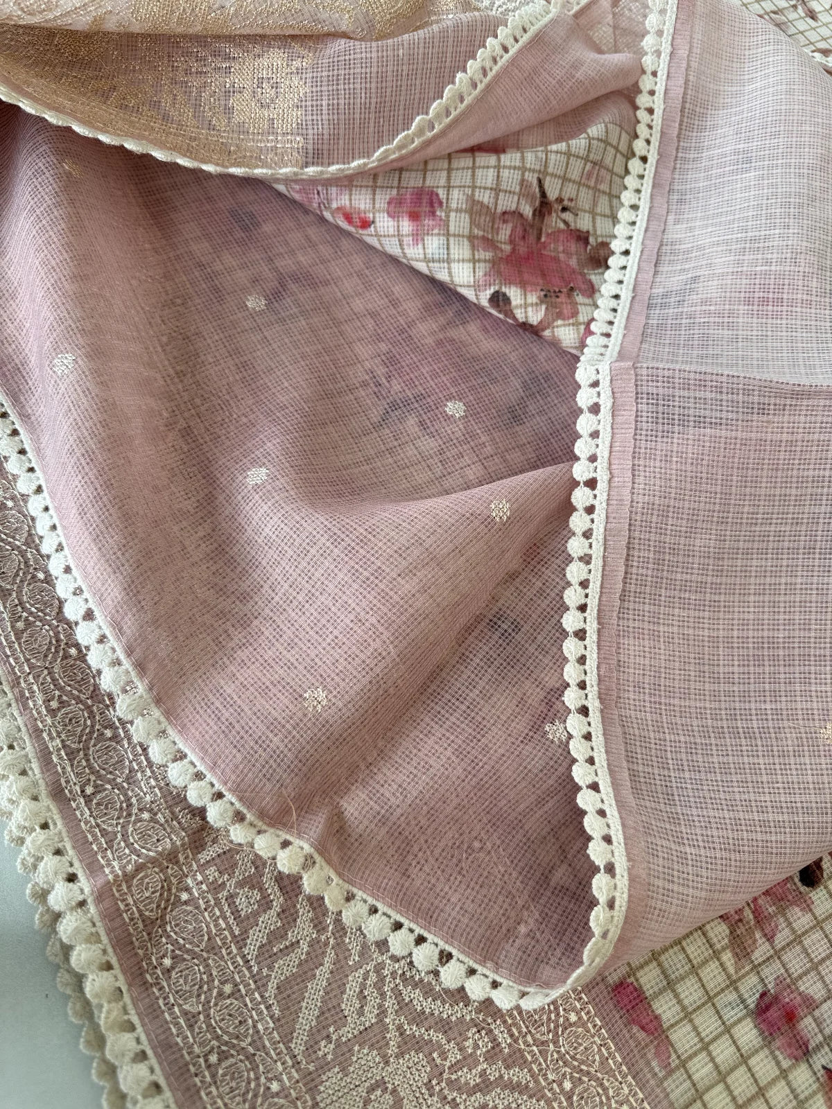 Floral veil