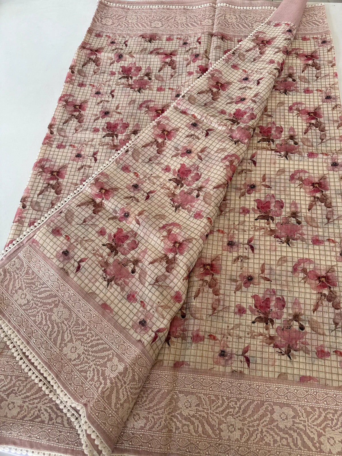 Floral veil
