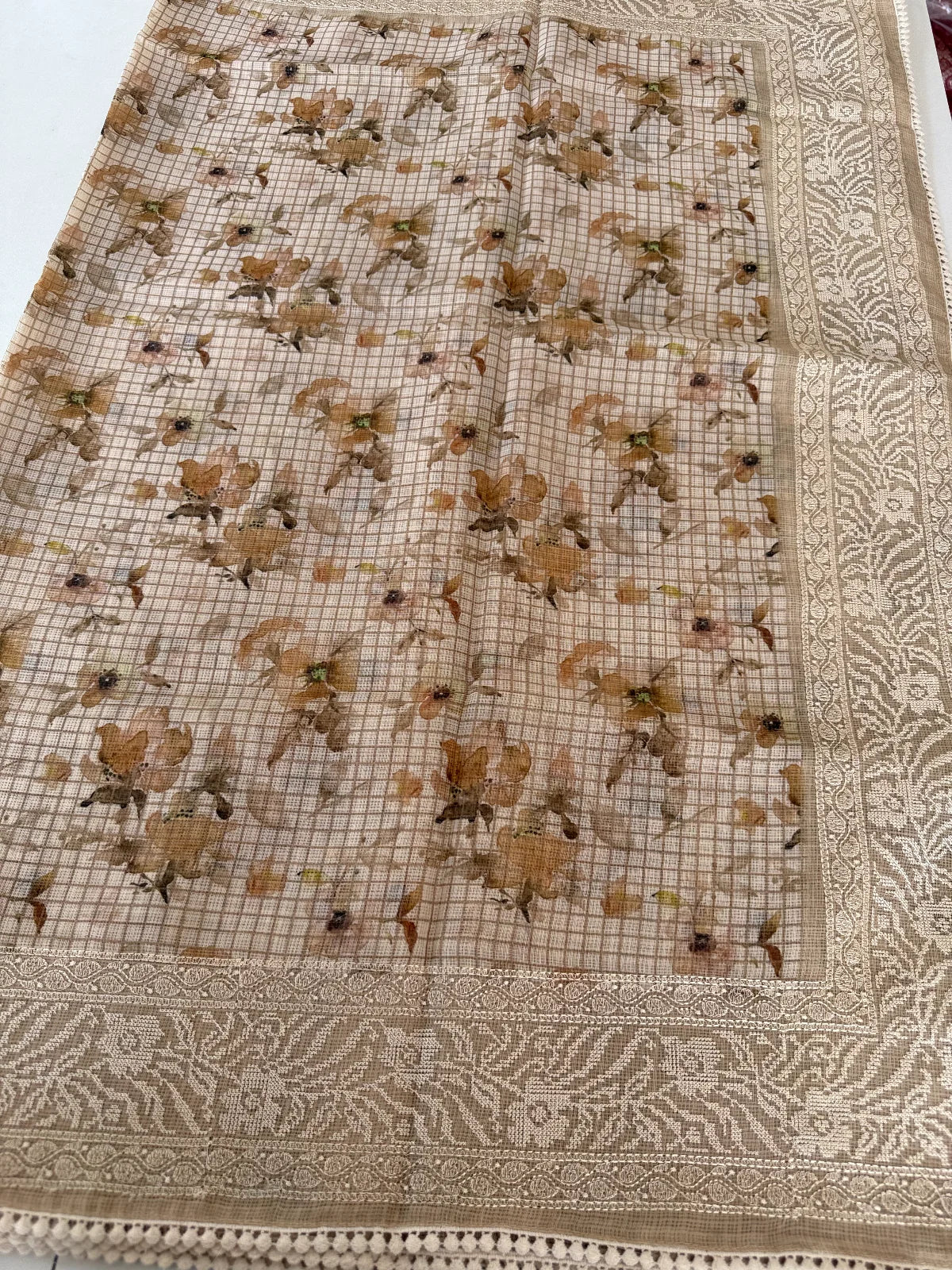 Floral veil