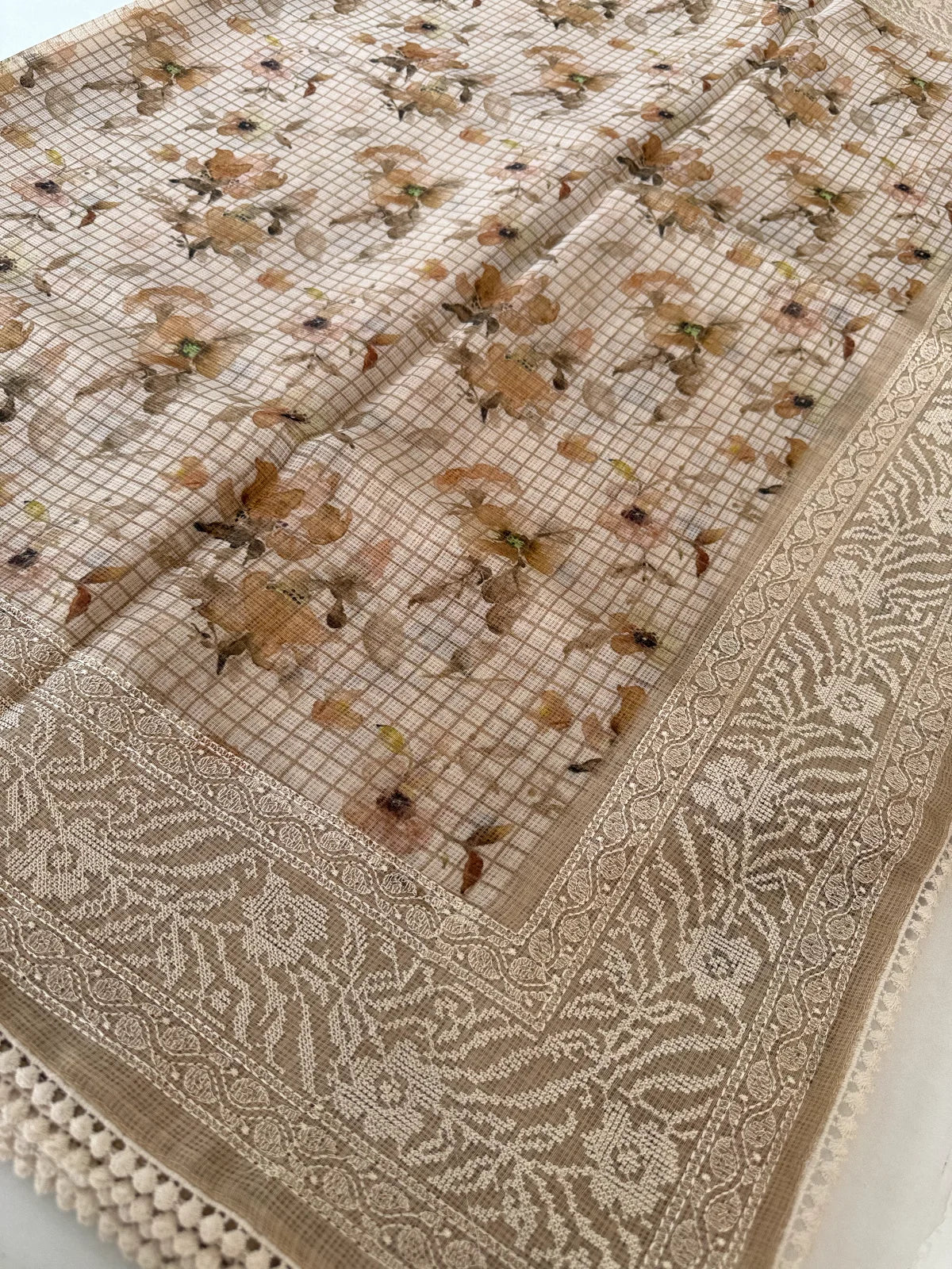 Floral veil