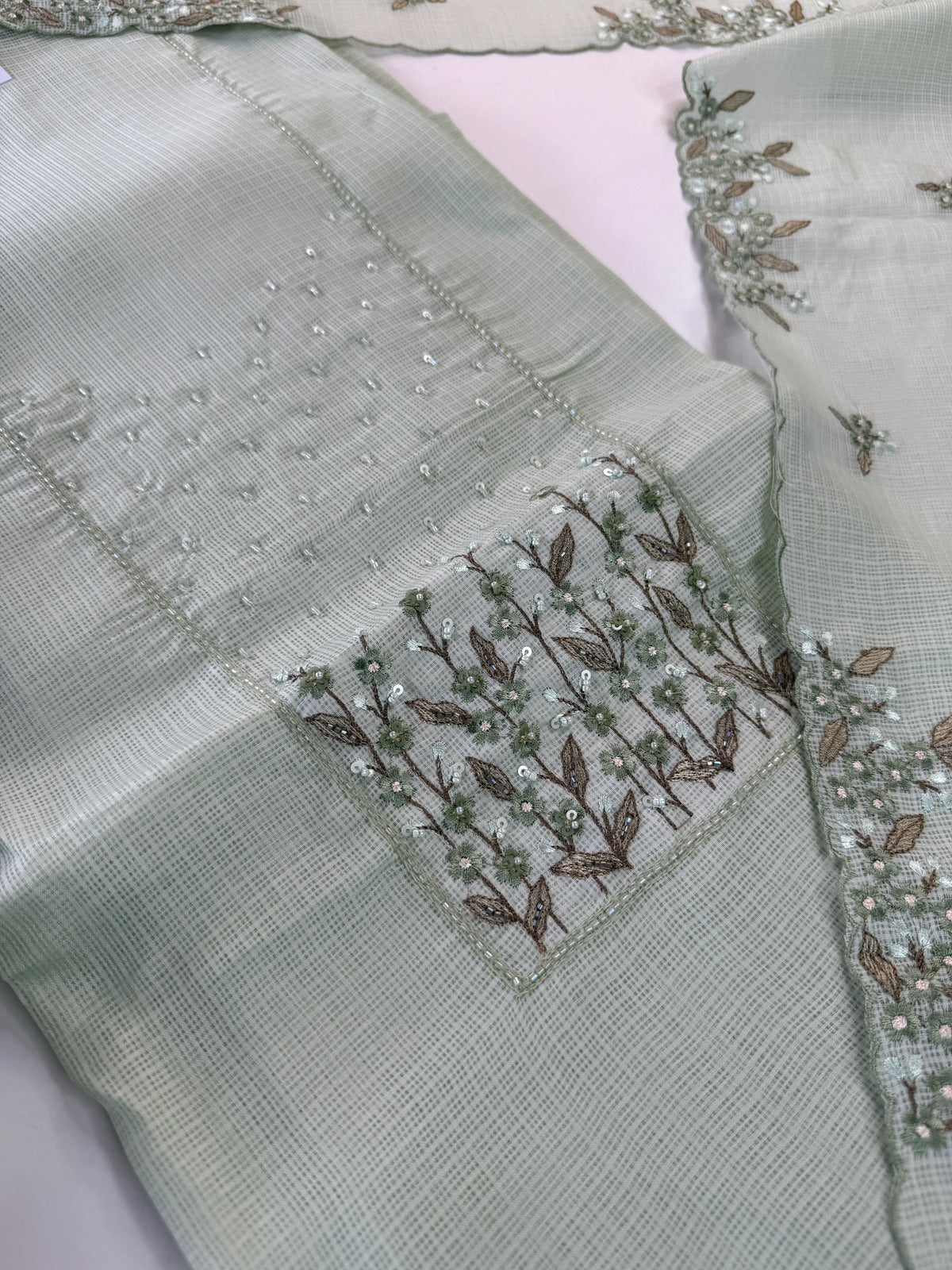Silky Kotta unstitched salwar set / U5624