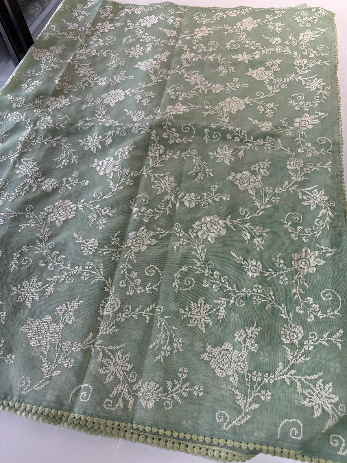 Chanderi Organza Blend Saree/ MC285