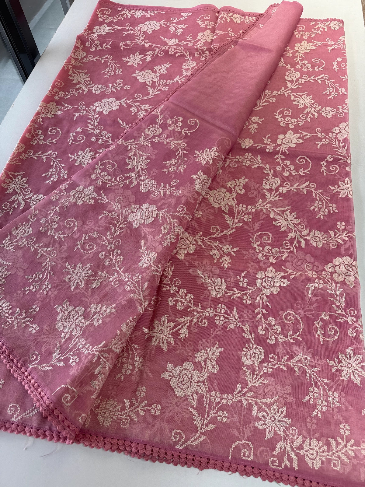 Chanderi Organza Blend Saree/ MC285