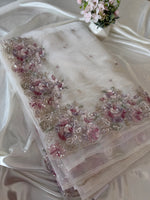 Premium Glass organza Saree/AP173