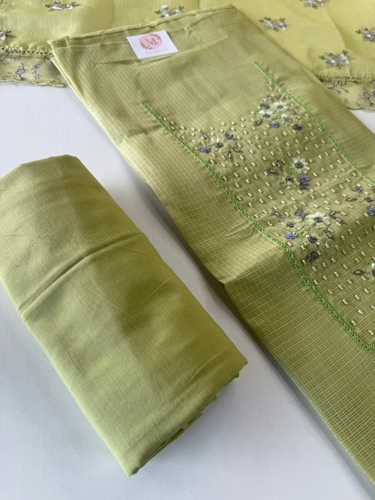 Net Kottaunstitched Salwarset/U4881