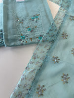 Net Kottaunstitched Salwarset/U4881