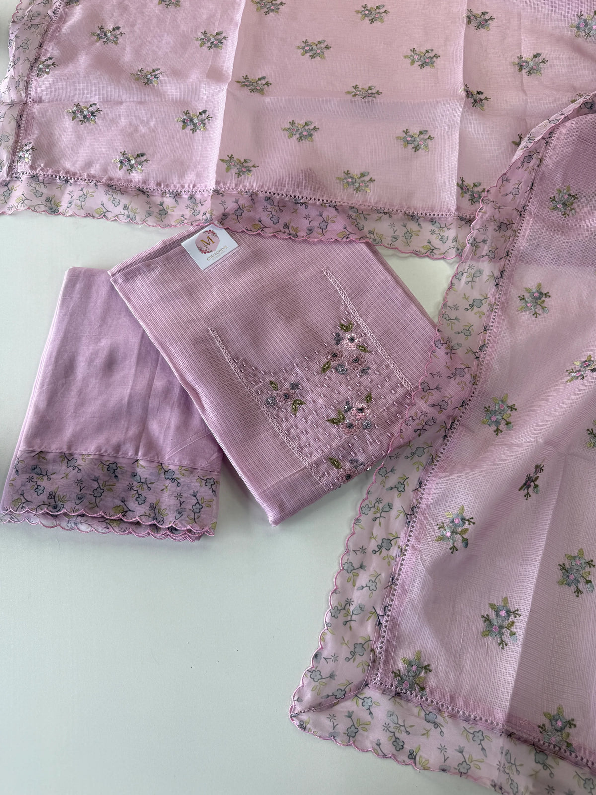 Net Kottaunstitched Salwarset/U4881