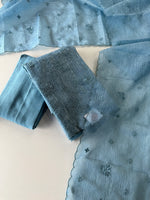 Crushed crape Saree/ US396