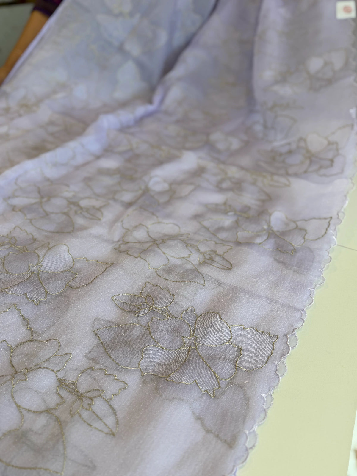 Foam crush Saree/ CW714