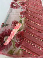 French rose linen