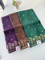 Soft Semi Tussar Saree/ D139