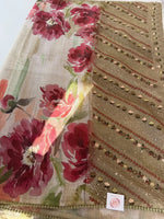 French rose linen
