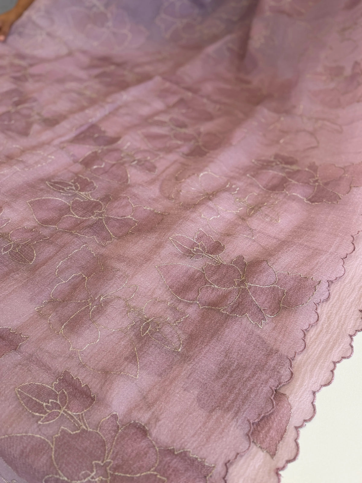 Foam crush Saree/ CW714