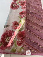 French rose linen