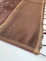 Soft Semi Tussar Saree/ D139