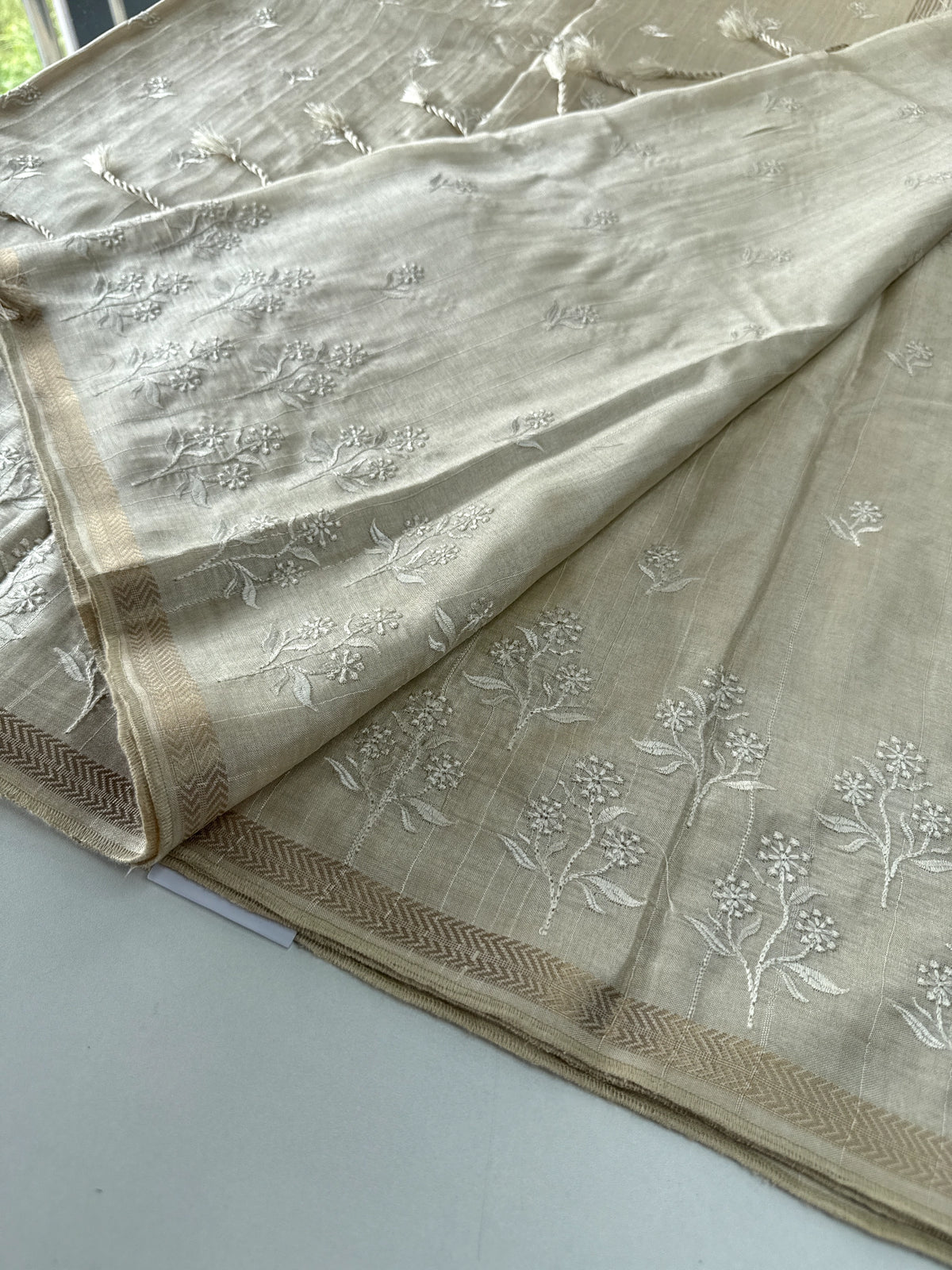 Soft semi Tussar saree/ P487